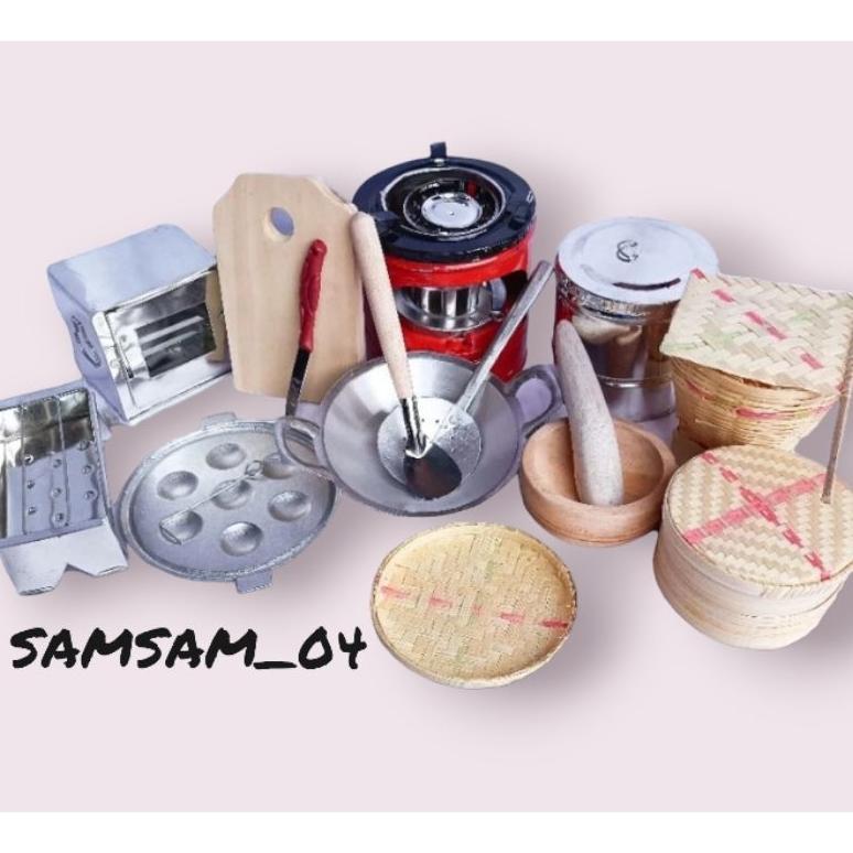 official mainan alat masak masakan anak paket kumplit
