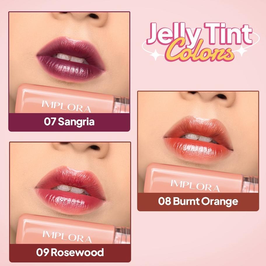 Implora Lip Tint Glossy || Jelly Tint || Lip Tint Implora Original