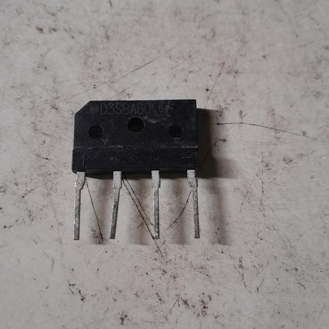 DIODA BRIDGE D3SBA60 3 AMPERE 600 VOLT MODEL SISIR SAF12
