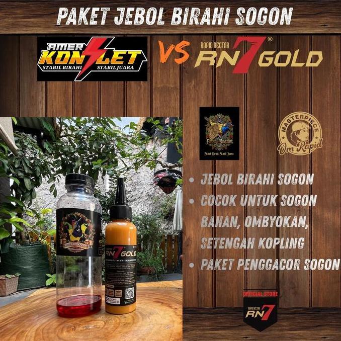 Amer Konslet + Gold Paket Jebol Birahi Sogon, Penggacor Sogon Allshop