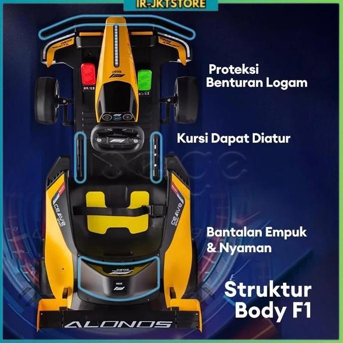 Terlaris Gokart Listrik Anak Motor Mainan Bisa Dinaiki, Lipat & Dapat Diperpanjang