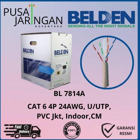 Rio_paquito - Belden USA 7814A Kabel LAN UTP Cat. 6 Gigabit ORIGINAL 100m, 200m, 305m, 4 PAIR, 23 AW