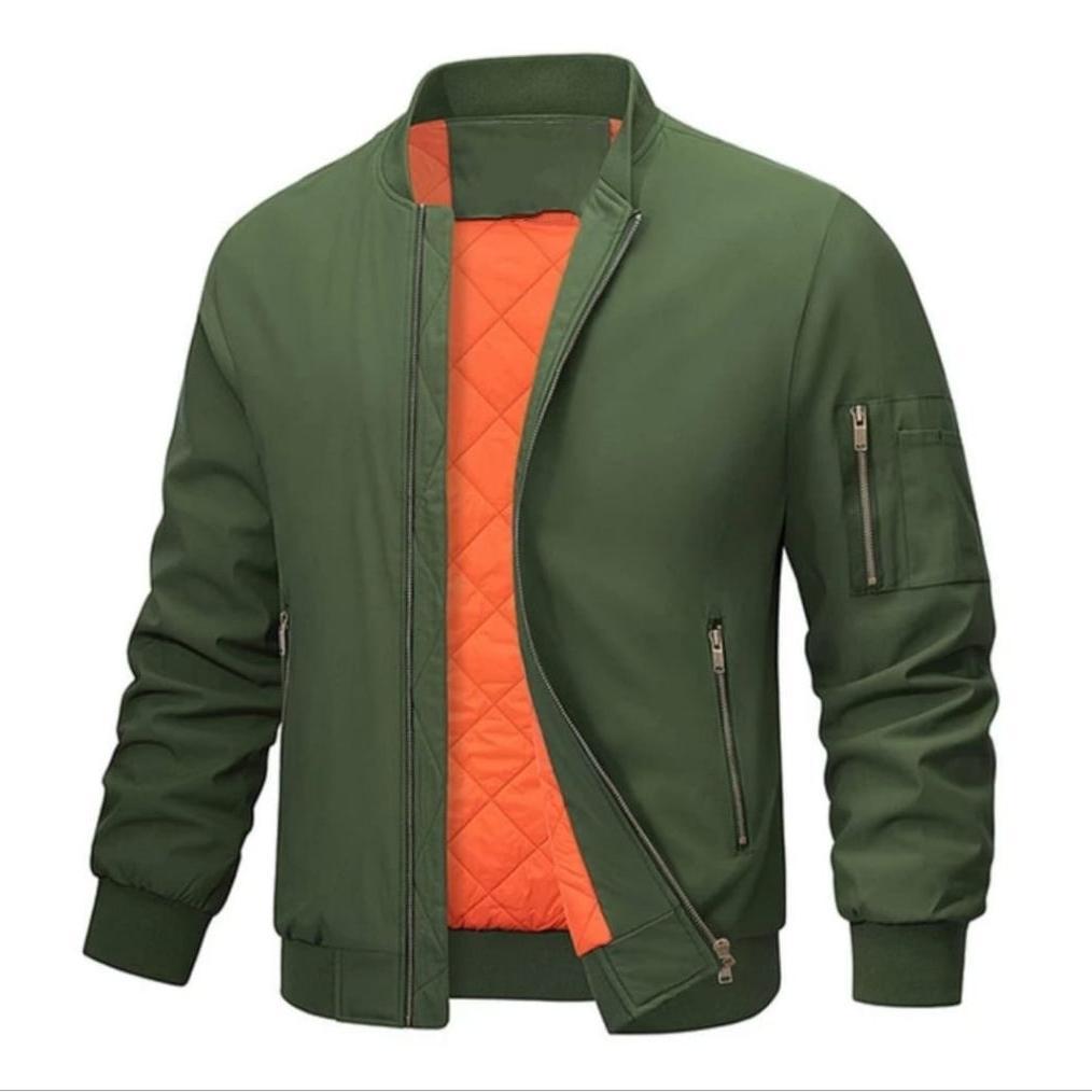 PREMIUM JAKET BOMBER PRIA-JAKET BOMBER  MENYALA-JAKET TEBAL-JAKET MODIS