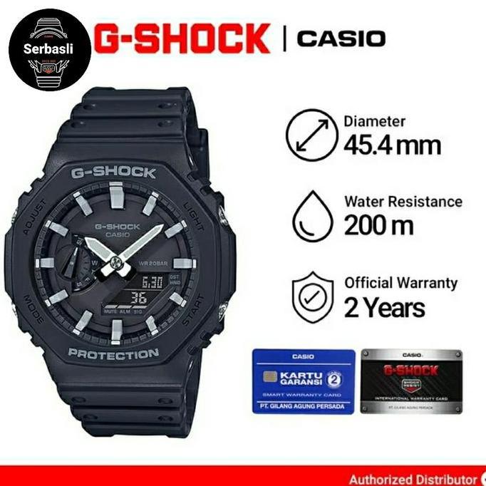JAM CASIO GSHOCK GA2100 / GA-2100-1ADR ORIGINAL BERGARANSI