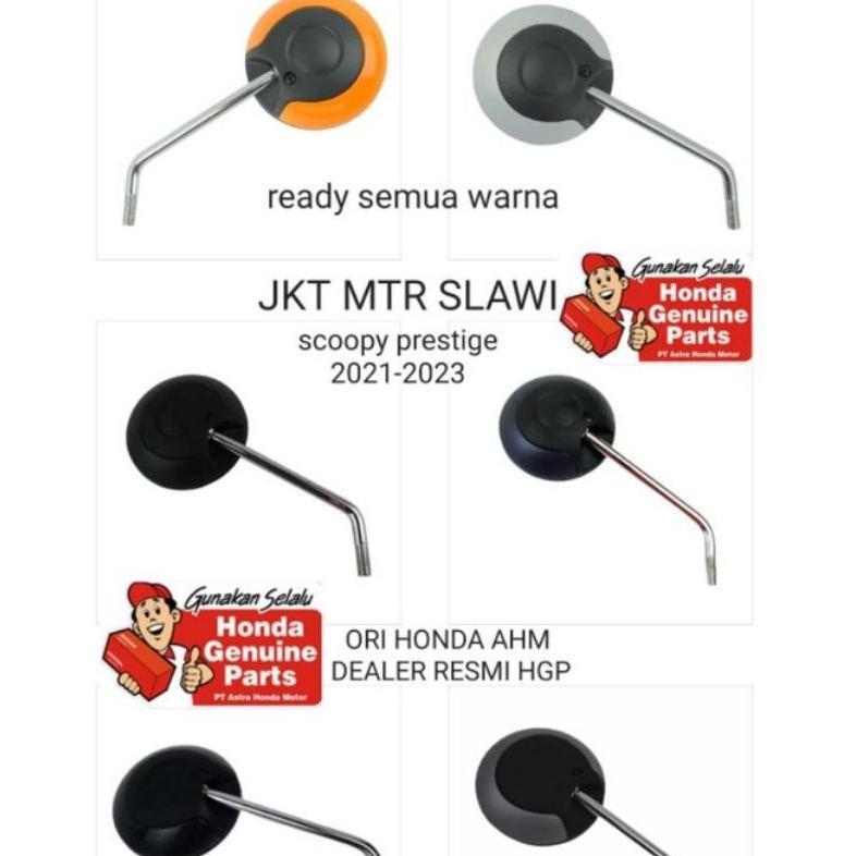 SPION MIROR SCOOPY PRESTIGE 2021-2023,SILVER,BIRU DOFF,HITAM DOFF,PUTIH DOFF,ORANGE,GREY