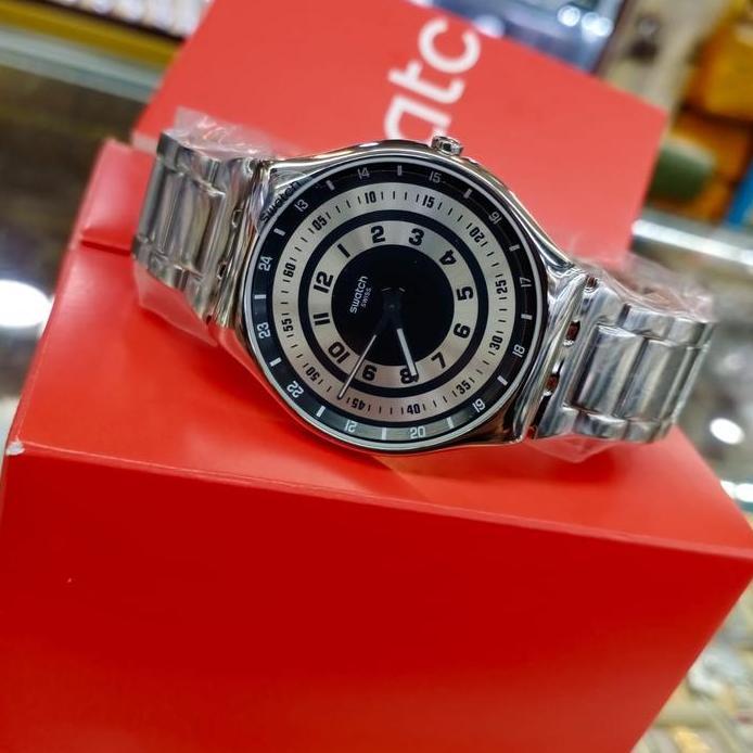 Jam Tangan Pria SWATCH Irony SS07S121G RINGS OF IRONY Original MAP