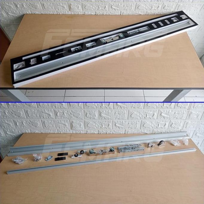 Rel sliding TERSEMBUNYI slowmotion FEMARG|softclosing GHOST DOOR TRACK