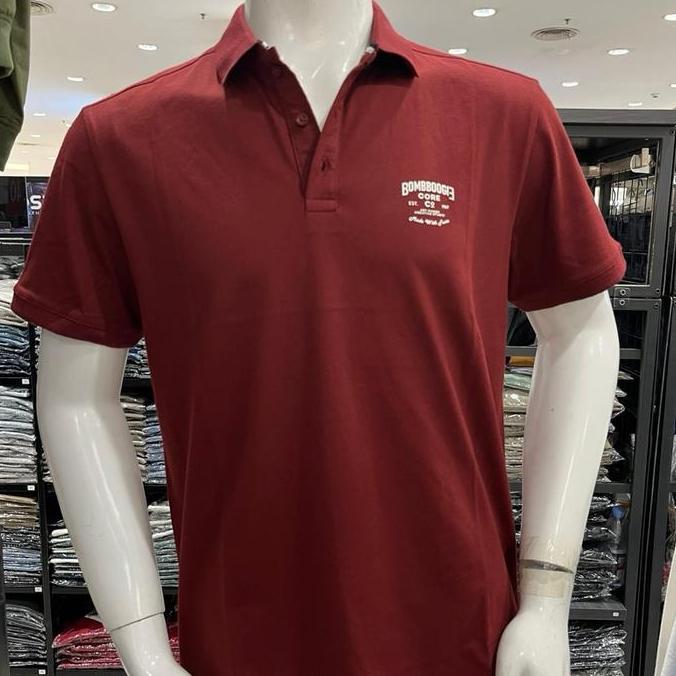POLO SHIRT MERK BOMBBOOGIE ORIGINAL REGULER TERBARU