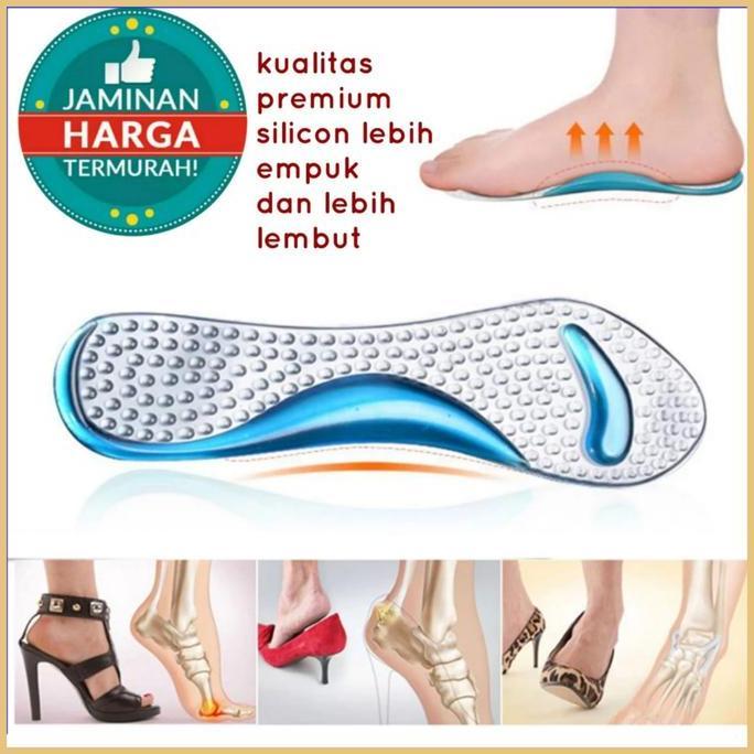 INSOLE SILIKON SEPATU WANITA SOL GEL SILIKON EMPUK ALAS SEPATU WANITA Shoe