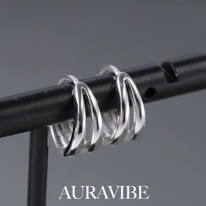 AURAVIBE-Anting pria model terbaru, desain kecil dan modis, anting, gaya sederhana dan cool, anting 