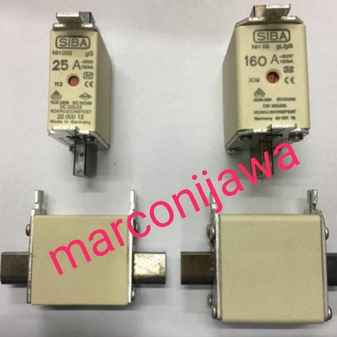 Fuse sekring siba NH000 25A