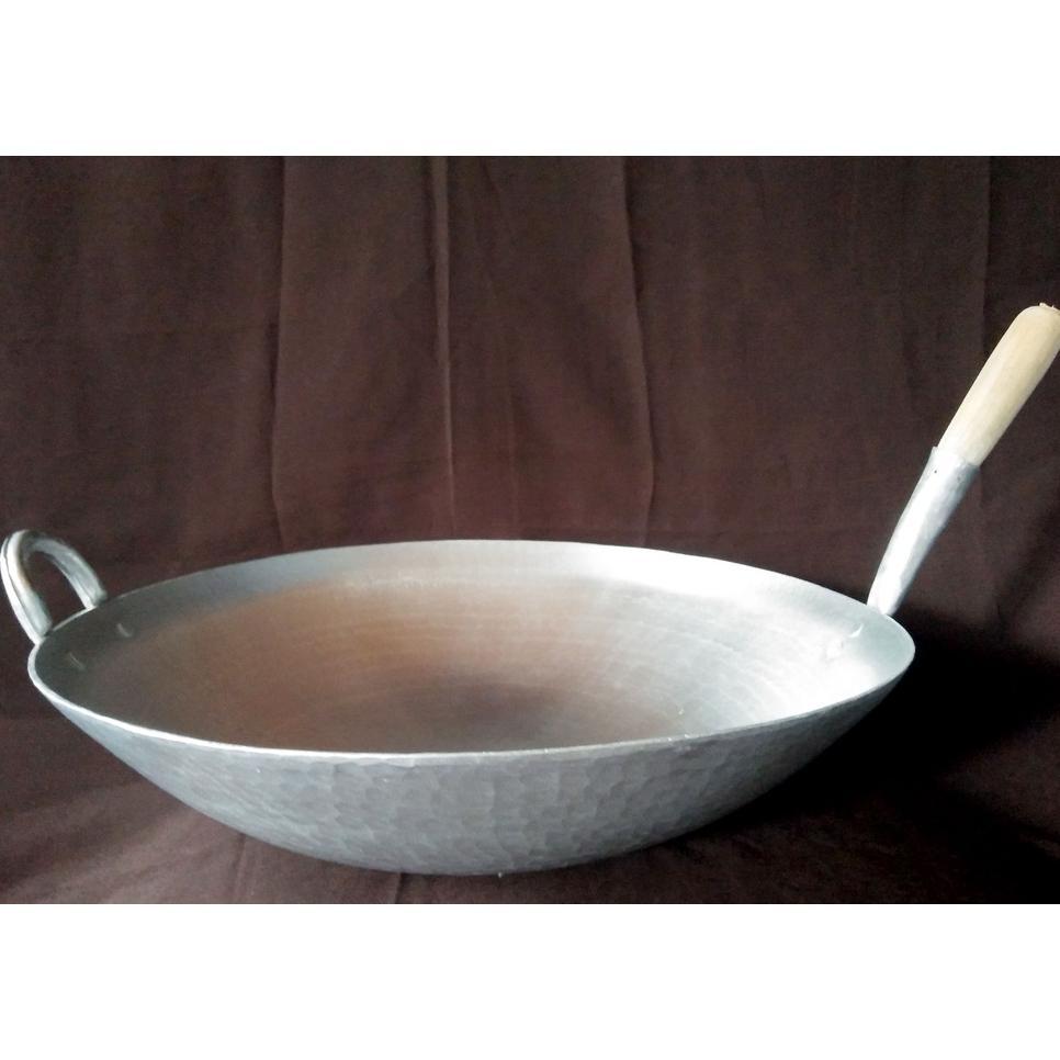 Wajan Nasi Goreng Besar Asli Garut Diameter 50Cm Tebal & Anti Karat.