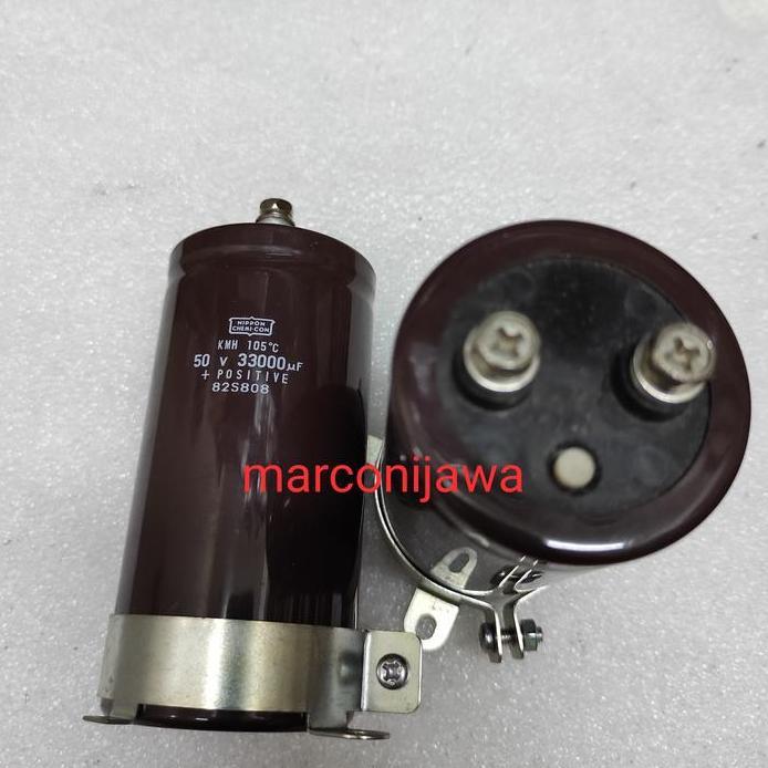 capasitor 33000uf 50Vdc Nipon chemicon
