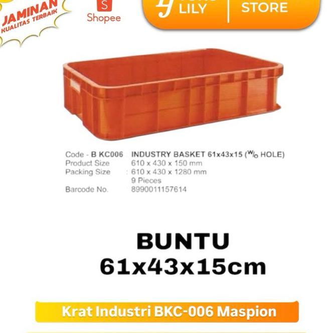 Keranjang Industri Krat Serbaguna Bkc-006 Maspion