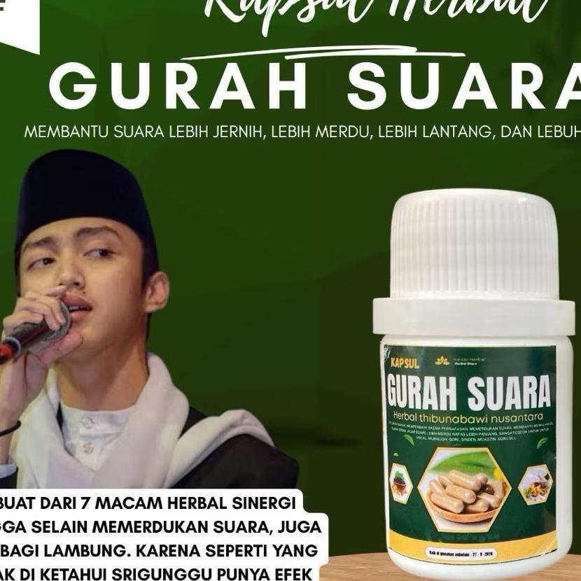 Kapsul Herbal Alami, Kapsul Gurah Suara