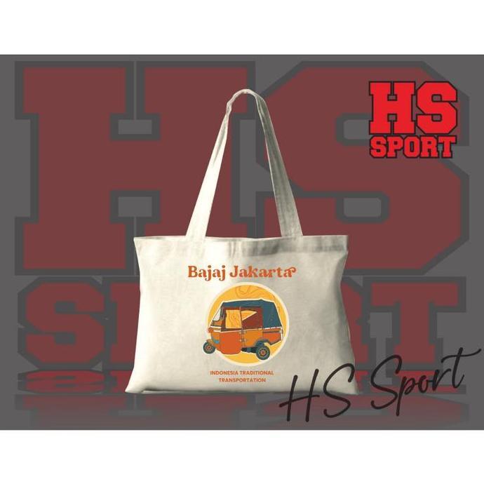 TOTEBAG - OLEH OLEH JAKARTA SOUVENIR TOTEBAG - TAS TOTEBAG JAKARTA Wanita