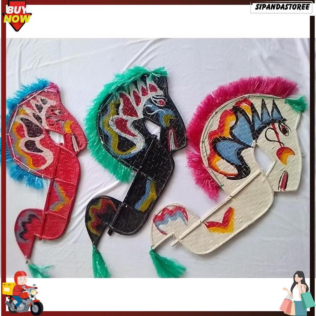 Kuda Lumping/Kuda Kepang Anak/Kuda Kepang Remaja Dewasa/Eblek Jathil Gratis Ongkir