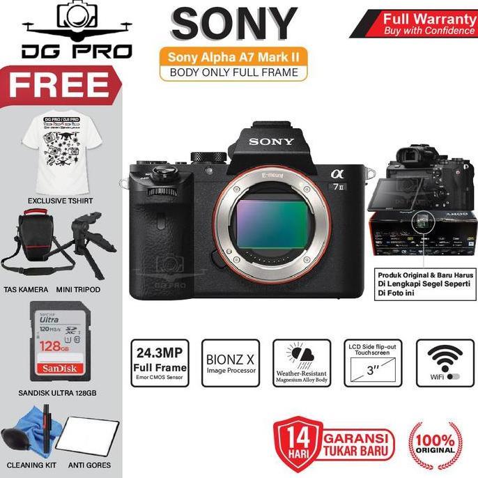 SONY A7II BODY ONLY / SONY A7 MARK II BO / SONY ALPHA A7 II RESMI