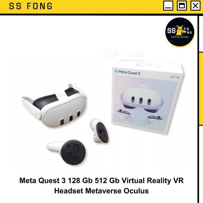Meta Quest 3 (Oculus) 128GB / 512GB VR With Touch Plus Controllers