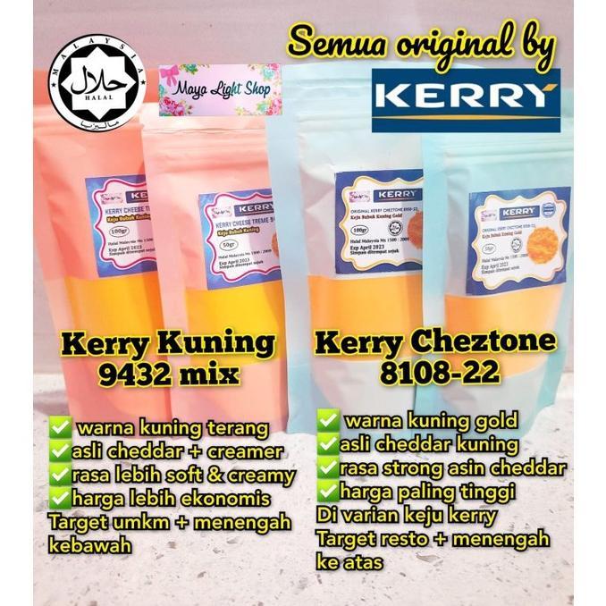 Kerry cheztone 50gr 100gr original halal bubuk keju cheese powder saus keju tabur promo sale