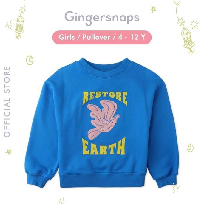 Raya Collection Gingersnaps Pullover - Jaket Anak Perempuan (Biru)