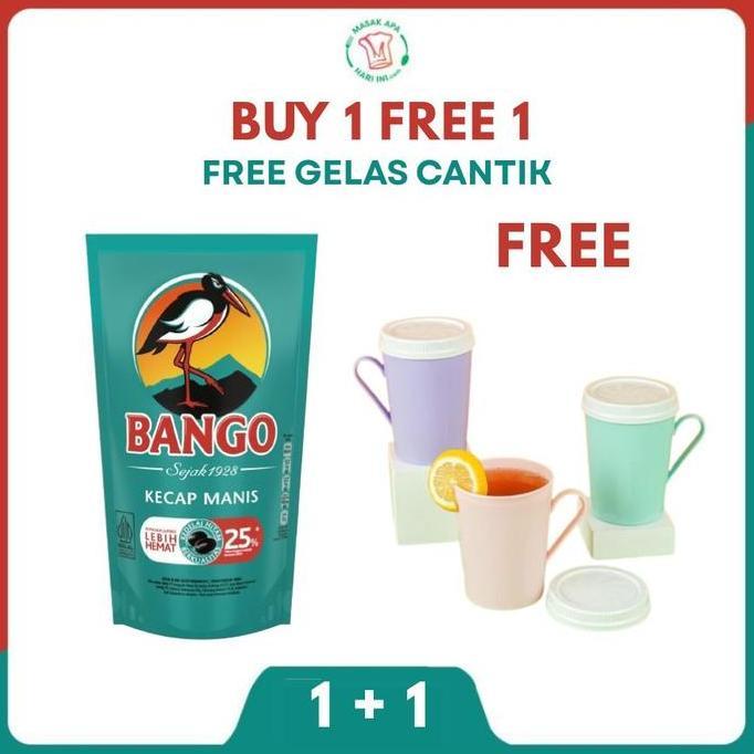 indrapabualan - [free gelas!] bango kecap manis 950gr