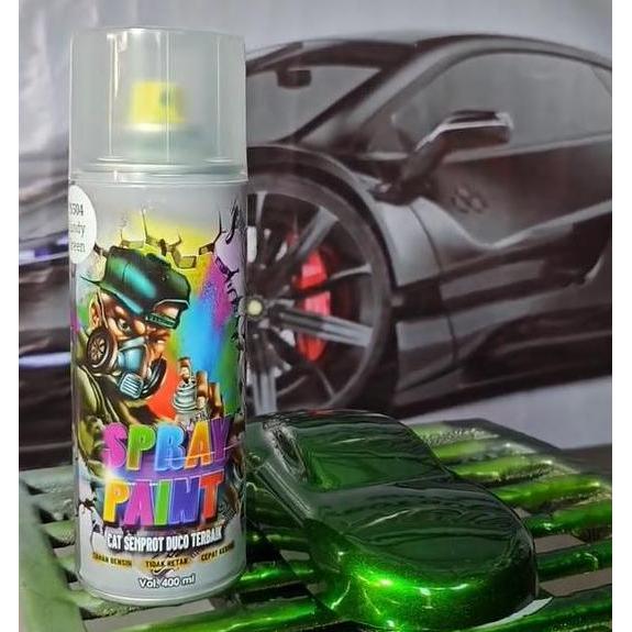 df.lestaryy - new sasin spray paint cat semprot 400ml pilok warna putih, clear, hitam, silver, hitam