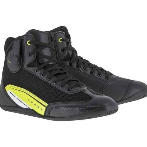 Alpinestars AST-1 Riding Shoes Black Yellow Fluo terlaris