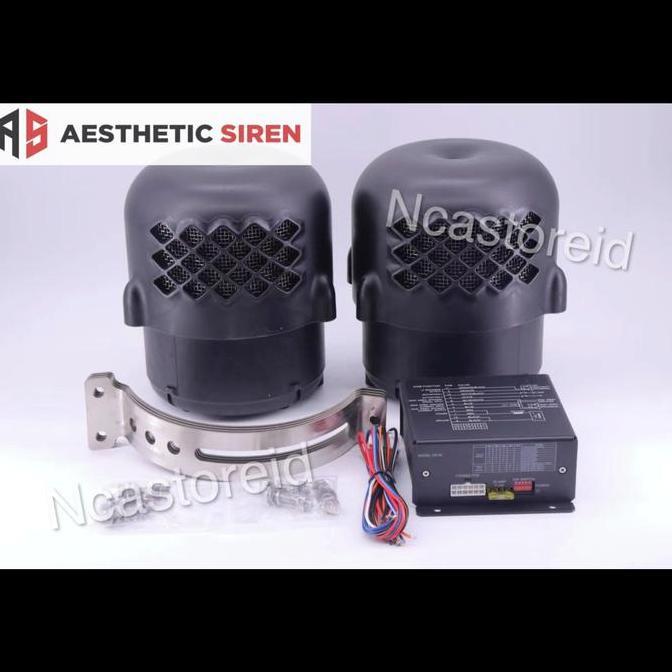LOW FREQUENCY AESTHETIC SIREN 100 WATT SPEAKER & 200 WATT AMPLIFIER terlaris
