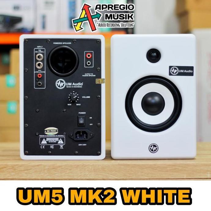 yellowbench / Speaker Monitor UM AUDIO UM5 UM5K MK2 Gen 2 White Edition Diskon