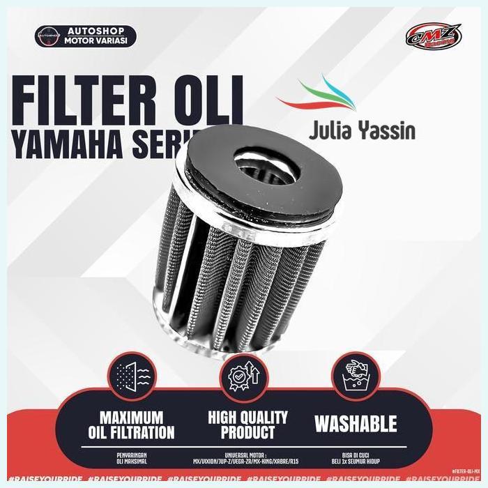 Filter Oli Cmz Racing 1S7 Stainless | Jupiter Mx Vixion R15 Mx King Washable