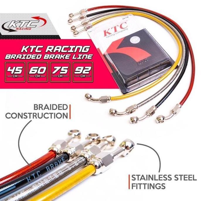 Selang Rem Belakang Selang Rem Variasi Ktc Racing Ukuran Belakang Universal Semua Satria Fu,Sonic,Su