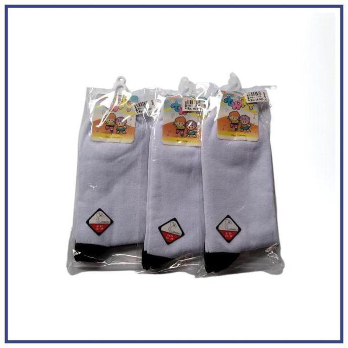 Kaos Kaki Sekolah Dasar (SD) Twiki Putih
