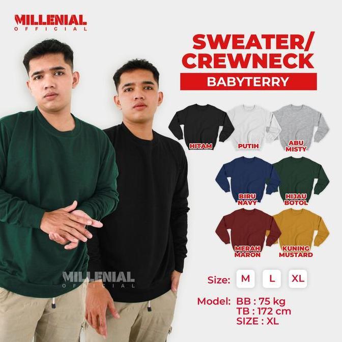 BASIC SWEATER POLOS / SWEATER PRIA & WANITA