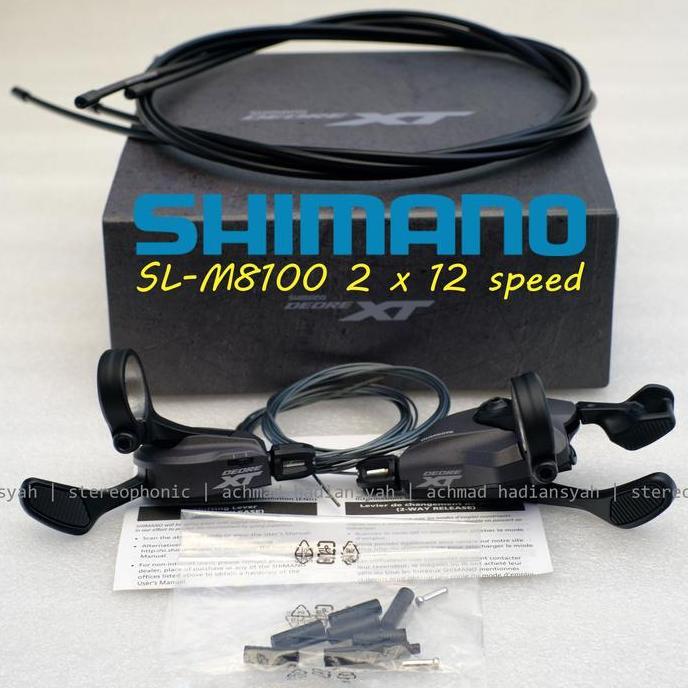 2 x 12 speed Shifter XT 2x12speed M8100 Shifter 2x12 speed SHIMANO XT