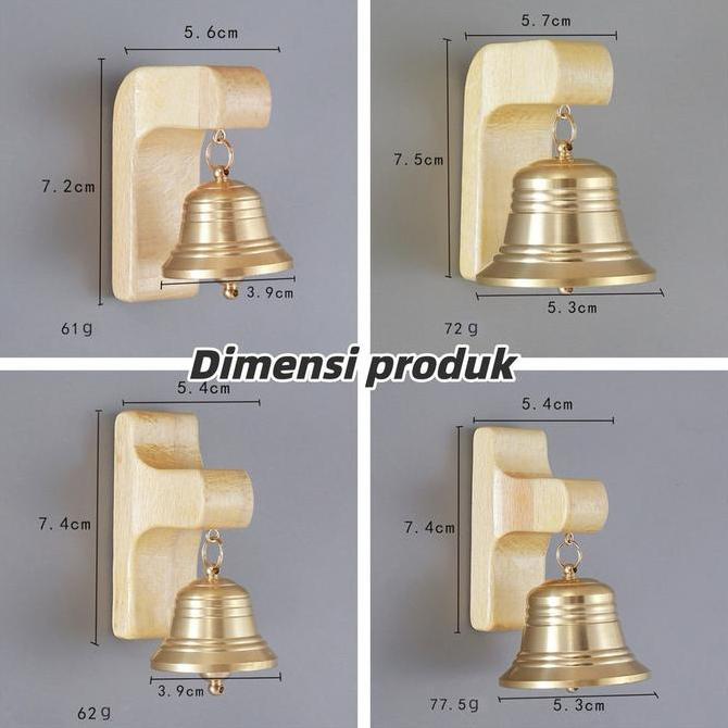 Bel Pintu Kenari Magnetic Wind Chimes Bel Dekorasi Pintu Buka Bel Pintu Lonceng Pintu Kuningan Dekor
