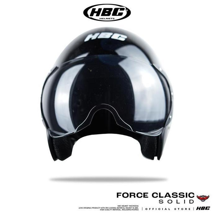 Helm HBC FORCE CLASSICO SOLID Helm Retro Half F SNI
