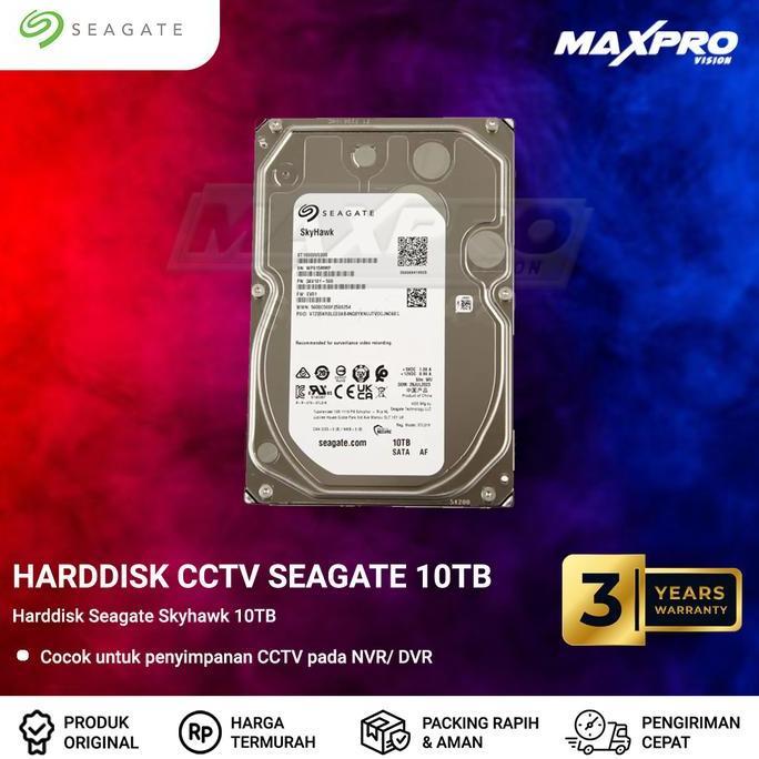 NEW SEAGATE - HDD SEAGATE SKYHAWK 10TB GARANSI 3 TAHUN