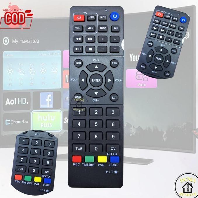 Remote set top Box POLYTRON Mola Akari DVB T2 Multi Universal Series