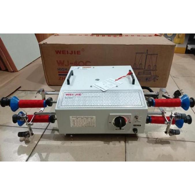 Terlaris Benang Bordir 4 Cones Weijie Wj-40C / Wj 40C Mesin Gulung