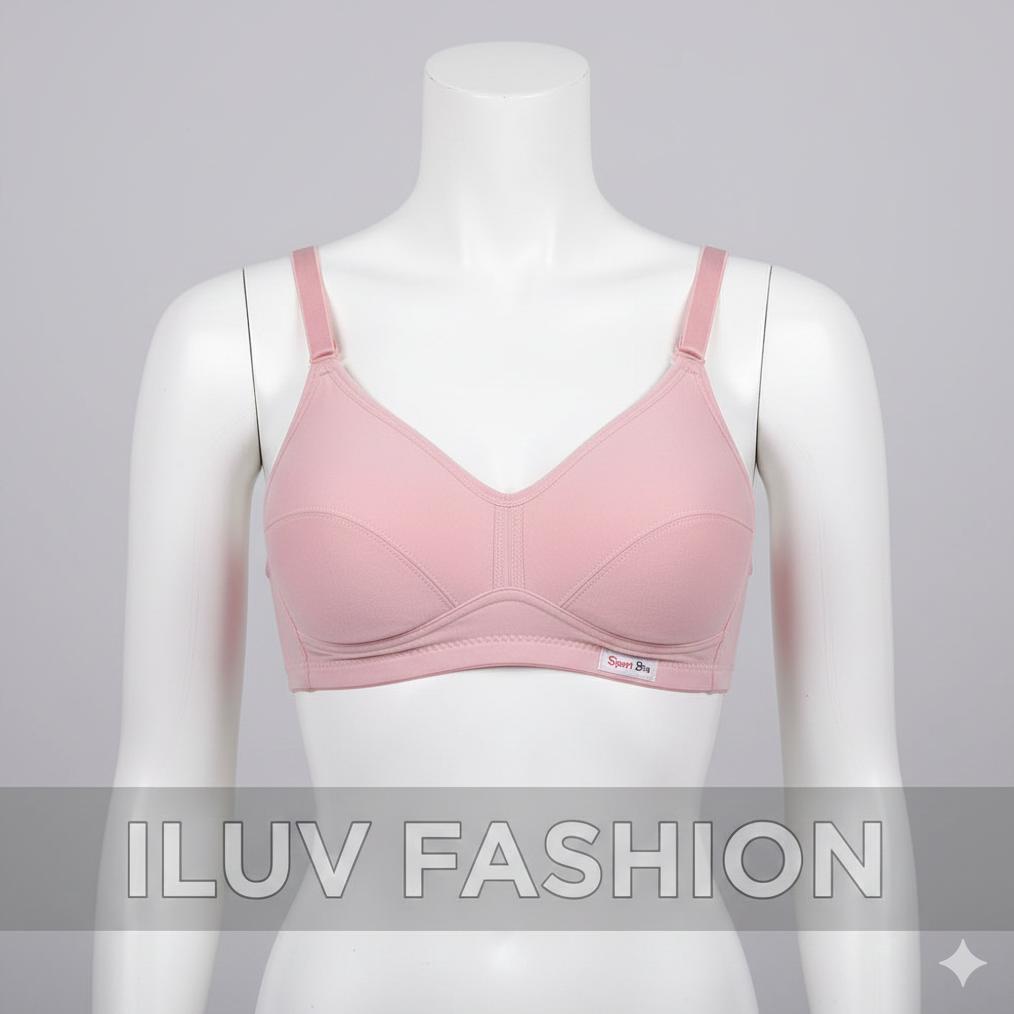 EXCLUSIVE IL - SPORT BRA PAKAIAN DALAM WANITA HIGH QUALITY TANPA KAWAT DAN BUSA MERK FEBBY, NAJWA & 