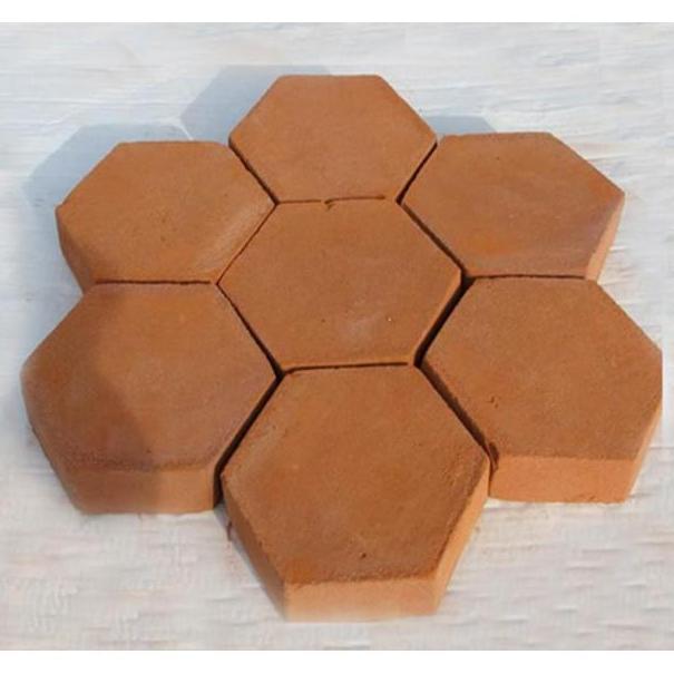 Cetakan Paving Blok atau Cetakan Semen Paving block Hexagonal taman