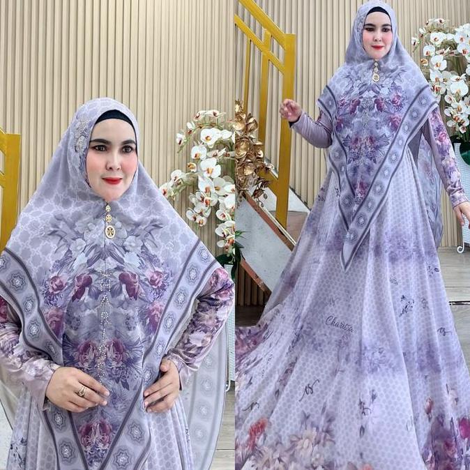 Uffa- Ameera Series Set Syari Printing | Charissa SyarI | Syari Cantik Meh Lembut