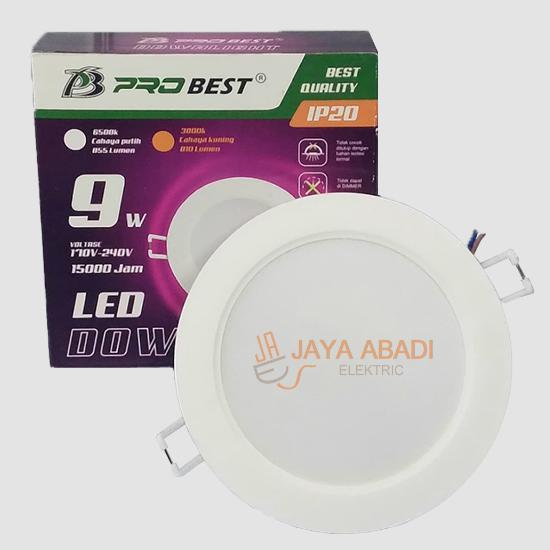 Lampu Downlight Led Inbow Probest 9W 9Watt putih 3,5inch superbright