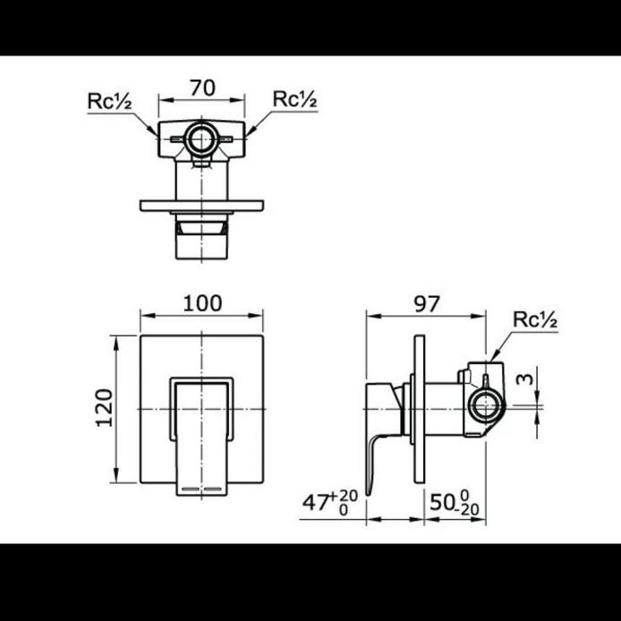 KERAN AIR SHOWER TOTO TX443MMA KRAN SHOWER PANAS DINGIN TX 443 MMA