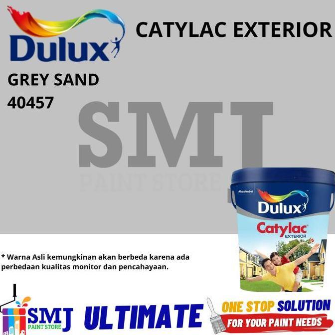 Cat Tembok Exterior DULUX CATYLAC EXTERIOR Warna TINTING Grey Sand 5 Kg
