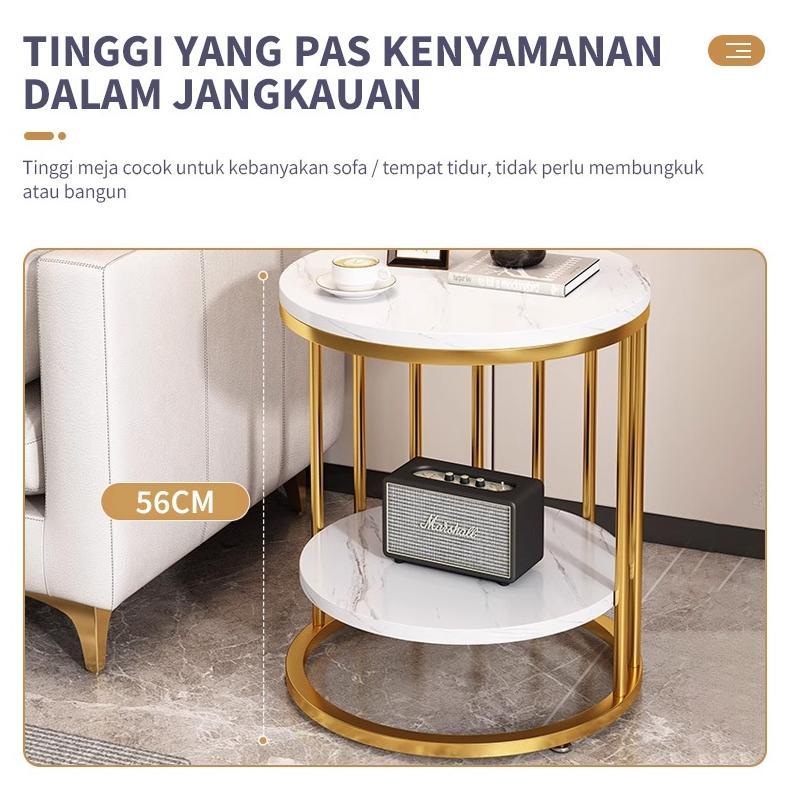 READY STOCK COD MEJA NAKAS MEJA TAMU MEJA KOPI  MEJA SUSUN MEJA MOTIF MARMER MEJA MAKAN KECIL MEJA B
