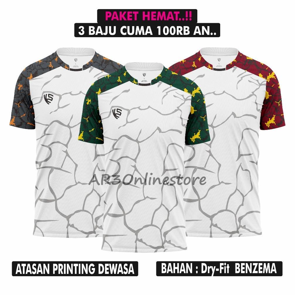 official ( 3pcs baju hanya 100rb ) baju olahraga pria/wanita kaos badminton bulutangkis volly tenis 