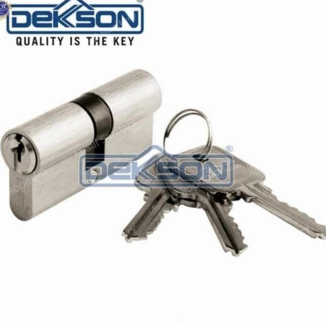 Cylinder Dekson TC DL 70mm SN / Cylinder Kunci Pintu Dekson 70mm Kuningan