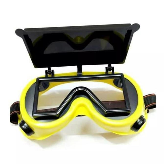 Kacamata Pengaman Las Kacamata Las Gerinda Buka Tutup Safety Welding Goggles Kacamata Buka Tutup